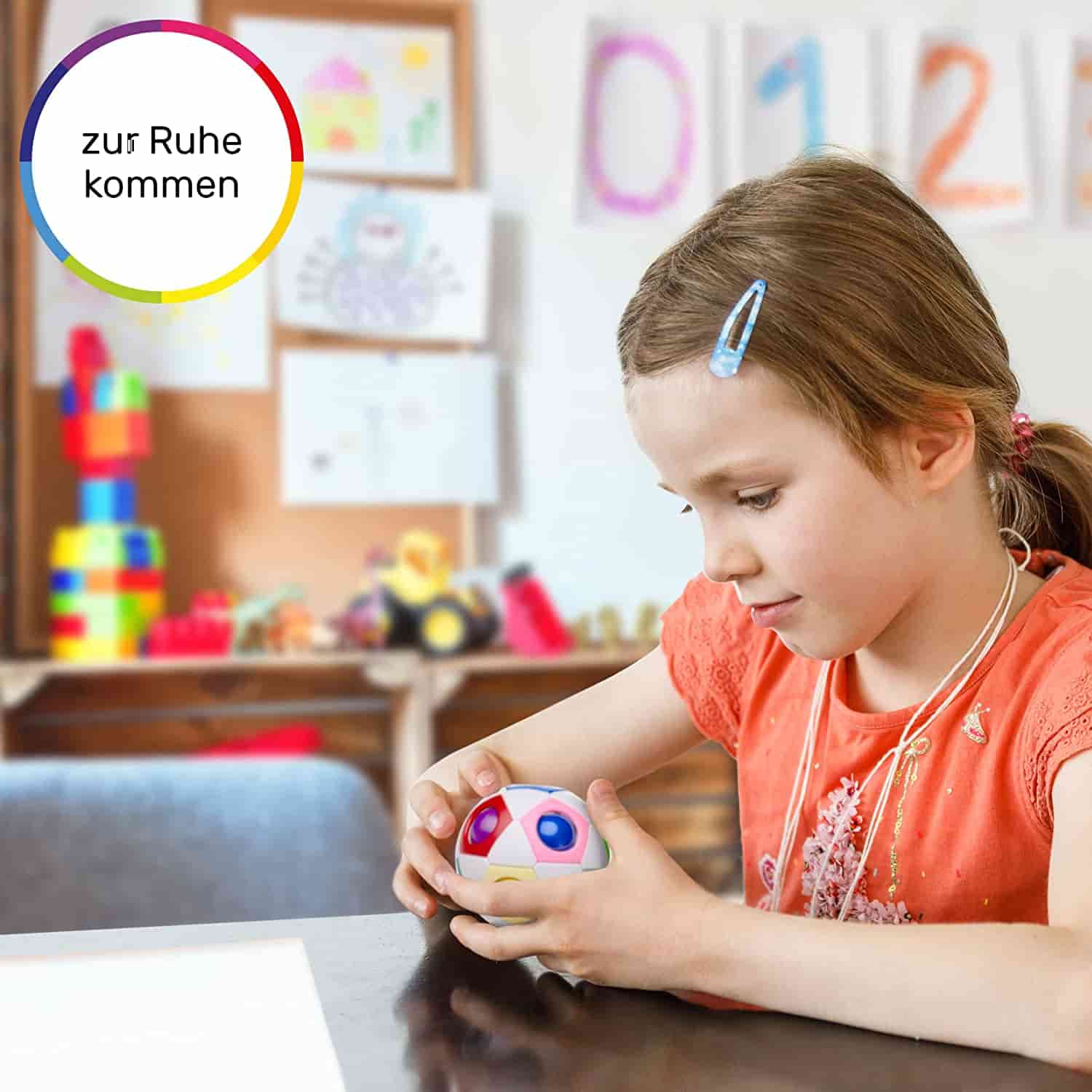 Regenbogenball Fußball Design - CUBIDI