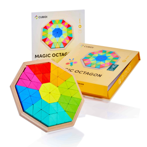 Oktagon Holz-Puzzle - CUBIDI
