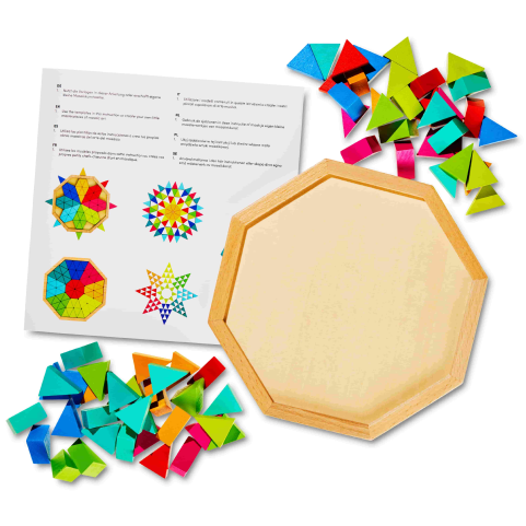 Oktagon Holz-Puzzle - CUBIDI