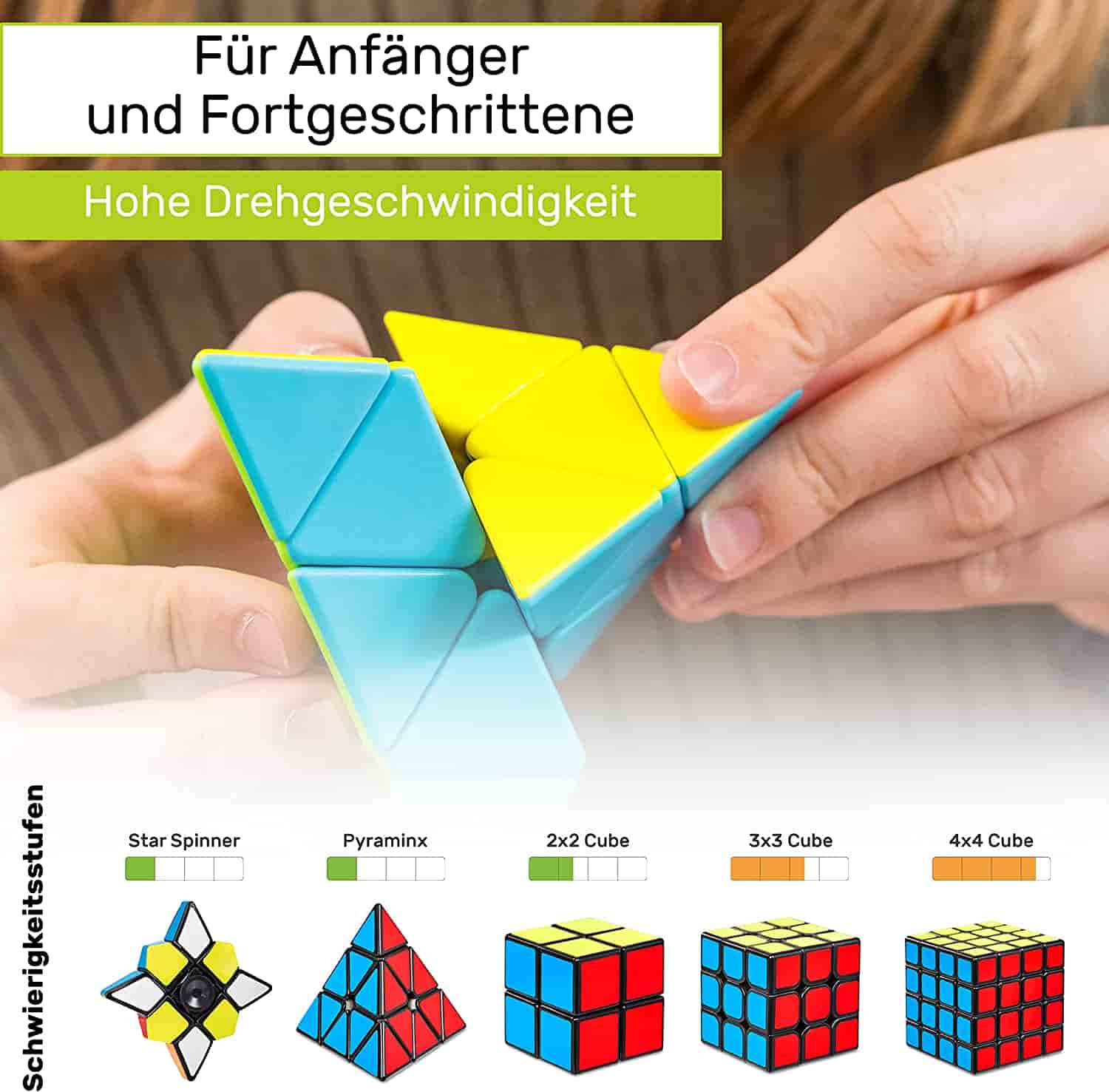 Zauberwürfel Pyramide - Typ Sydney - CUBIDI