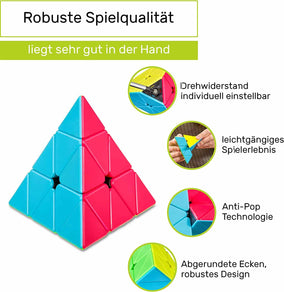 Zauberwürfel Pyramide - Typ Sydney - CUBIDI