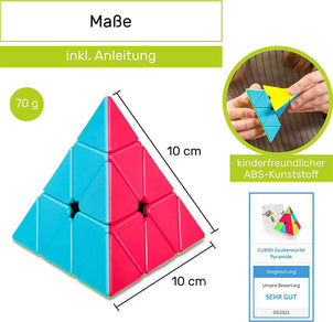 Zauberwürfel Pyramide - Typ Sydney - CUBIDI