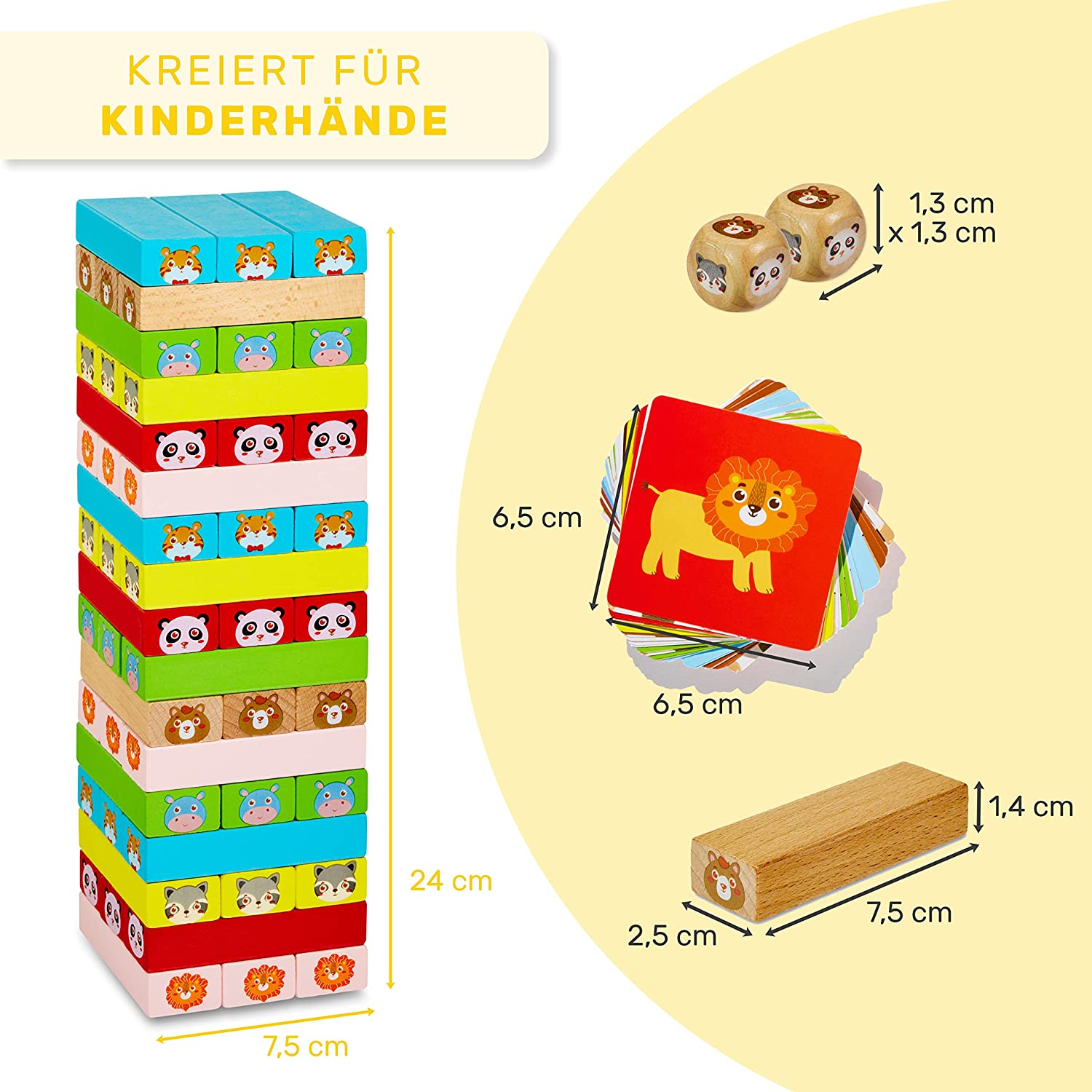 CUBIDI Holz-Wackelturm - CUBIDI