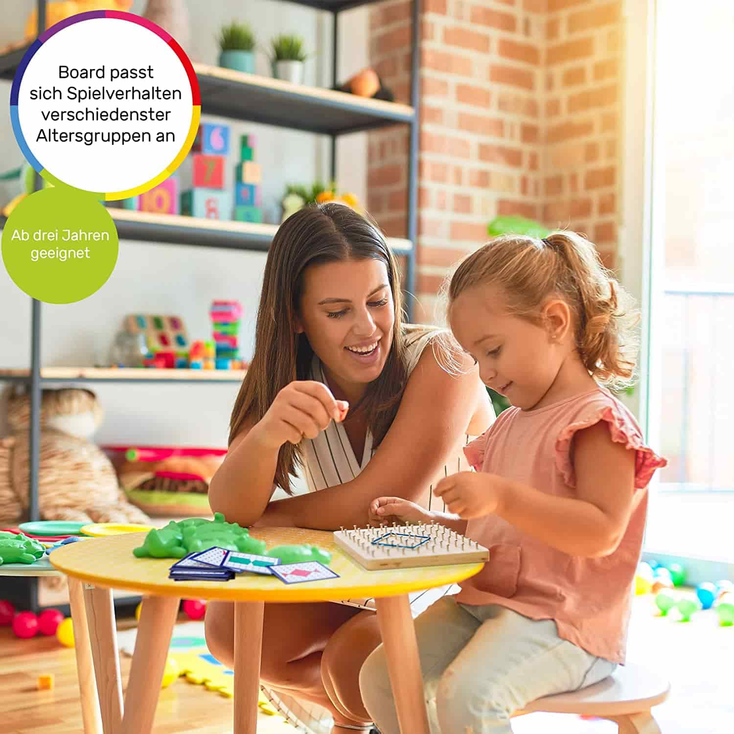 Geoboard - Motorikspielzeug aus Holz - CUBIDI