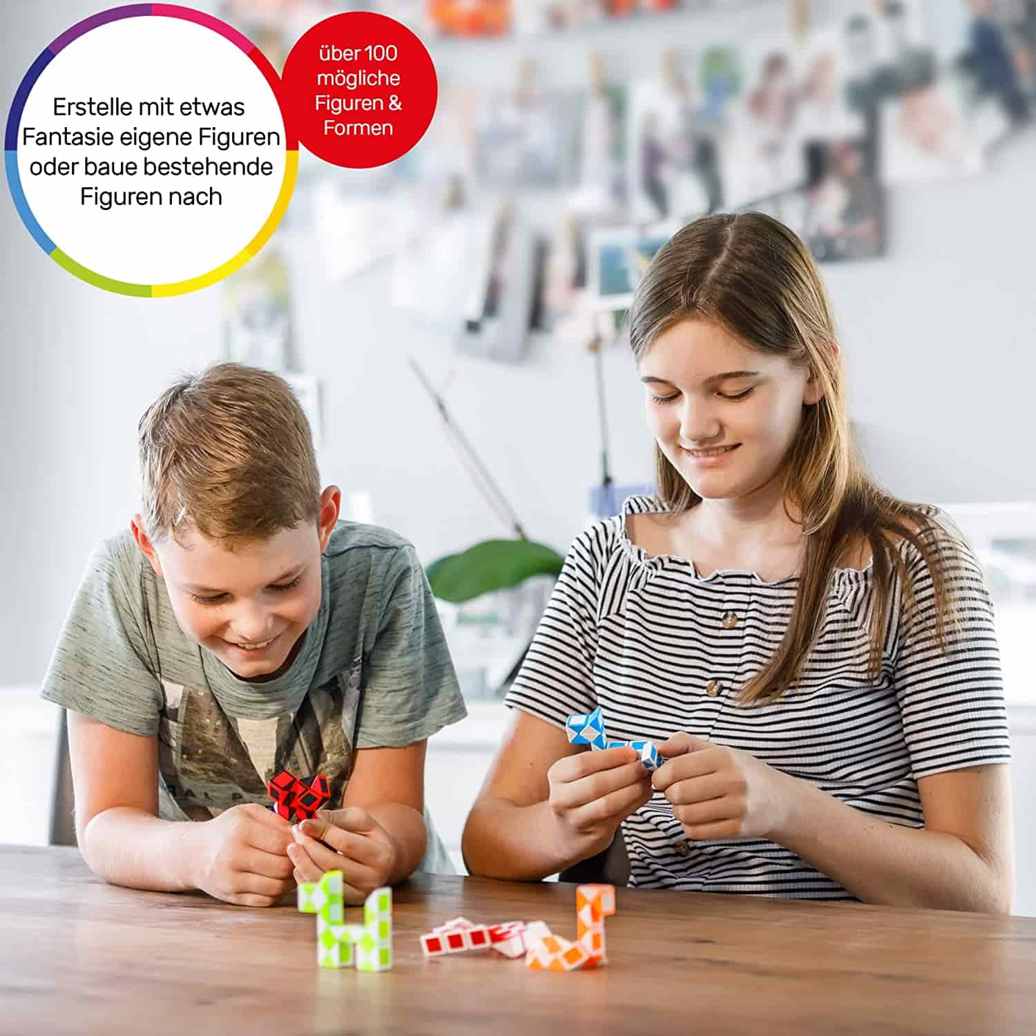 Mini Magic Snakes - 6 Stück - CUBIDI