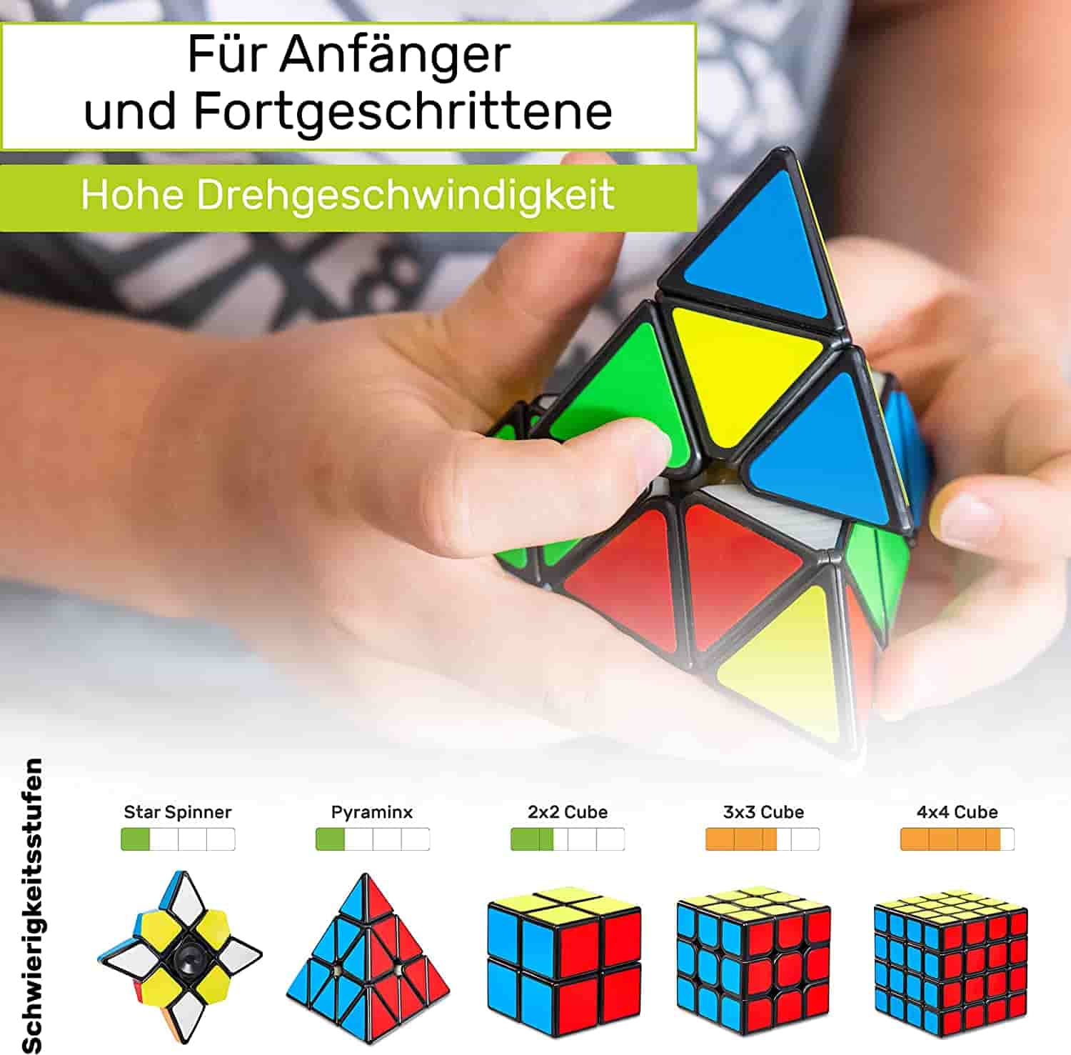 Zauberwürfel Pyramide - Typ Los Angeles - CUBIDI