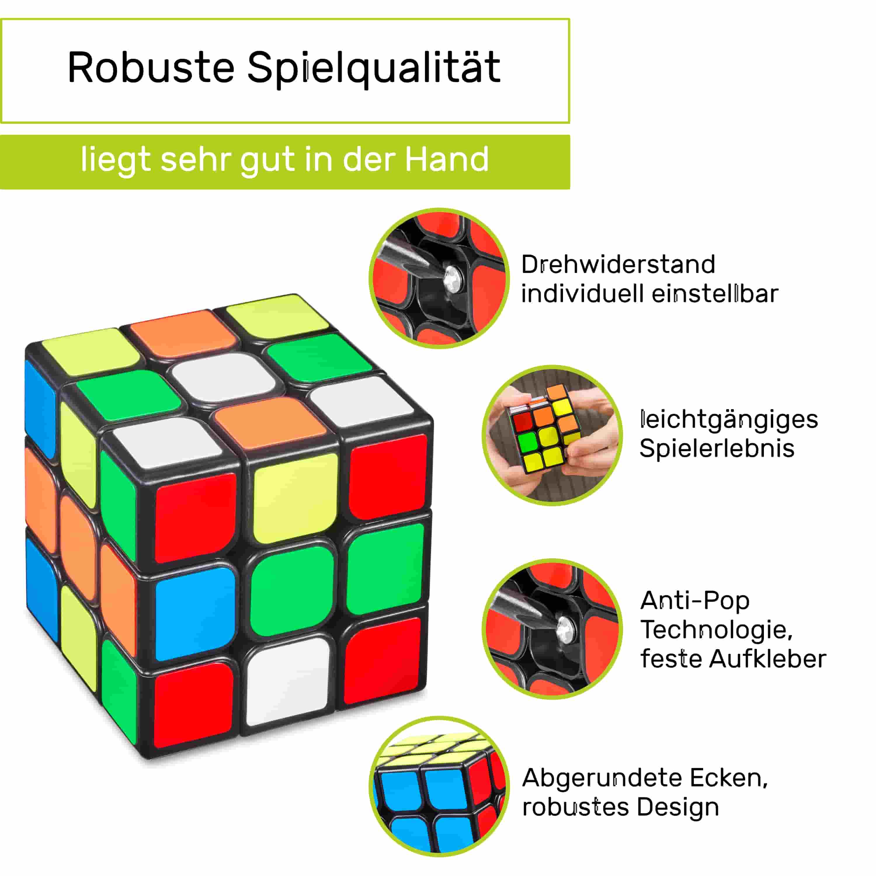 3x3 Zauberwürfel - Typ Los Angeles - CUBIDI