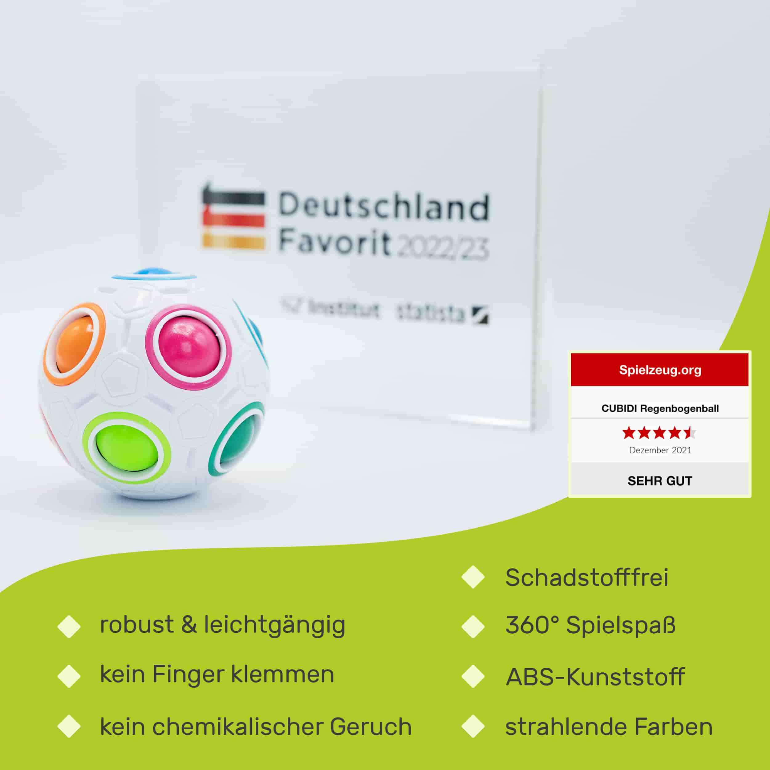 Regenbogenball - klein - CUBIDI