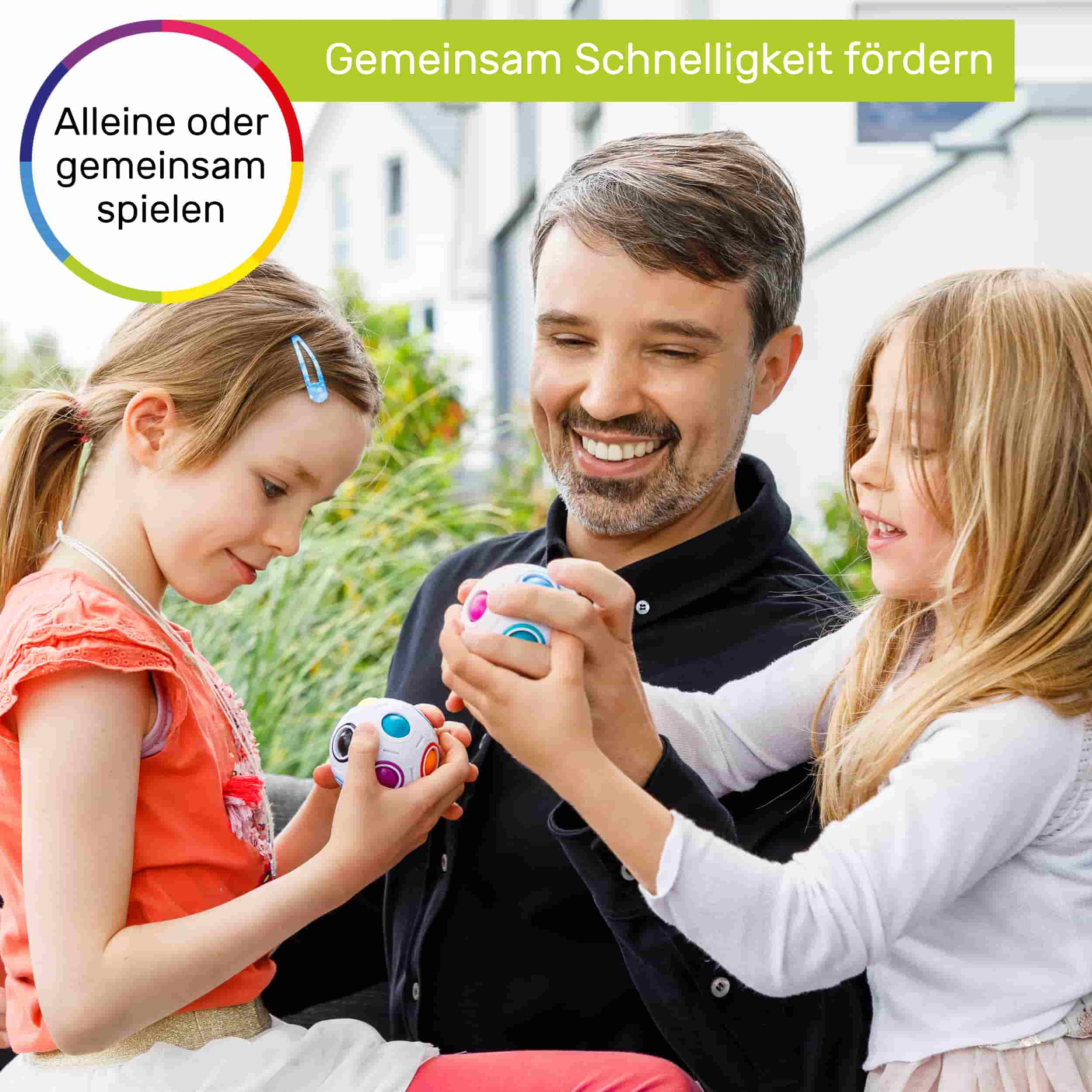 Regenbogenball - klein - CUBIDI