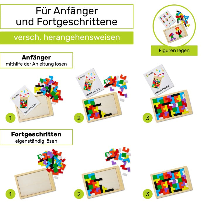 Tetris Holz-Puzzle - CUBIDI
