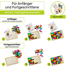 Tetris Holz-Puzzle - CUBIDI