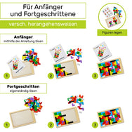 Tetris Holz-Puzzle - CUBIDI