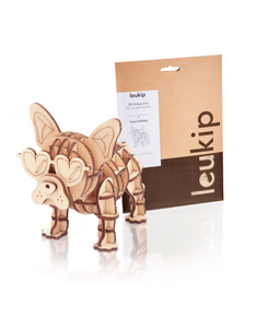 Holz-Tierset LEUKIP - CUBIDI