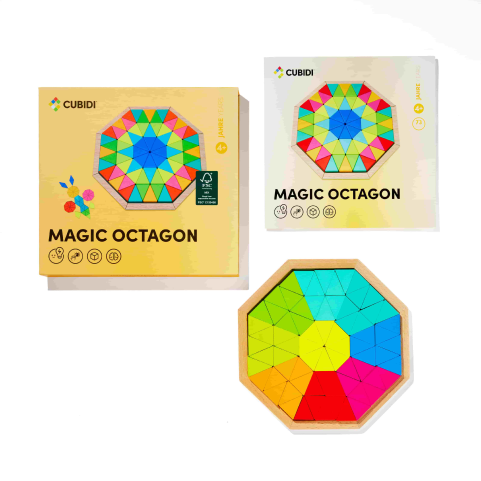 Oktagon Holz-Puzzle - CUBIDI