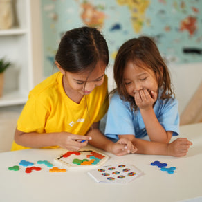 Hexagon Holz-Puzzle - CUBIDI