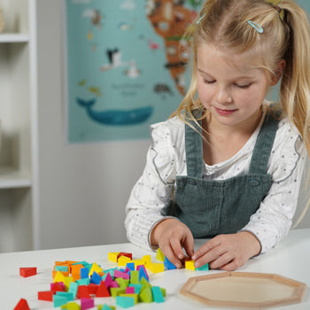 Oktagon Holz-Puzzle - CUBIDI