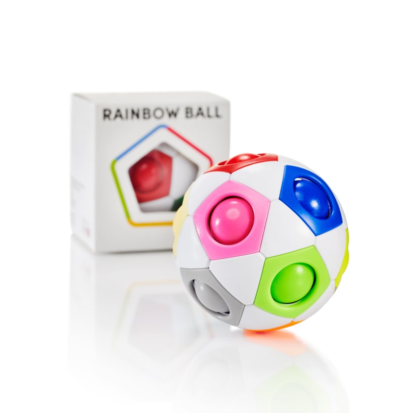 Regenbogenball Fußball Design - CUBIDI
